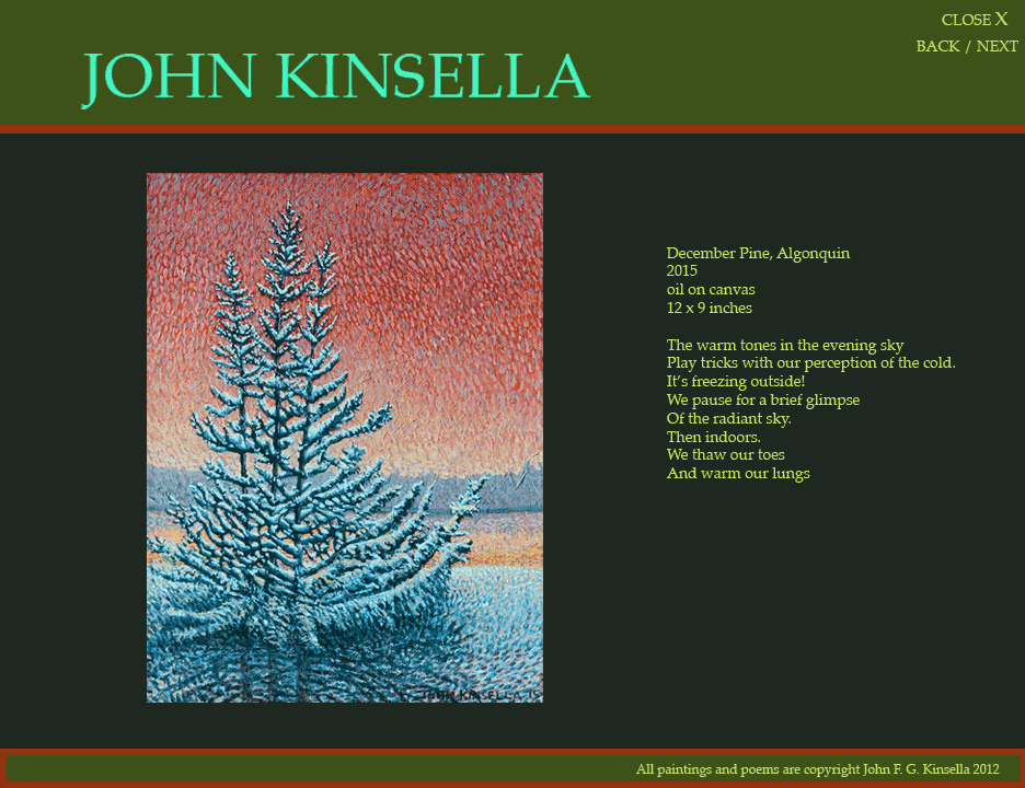 home page john kinsella toronto painter